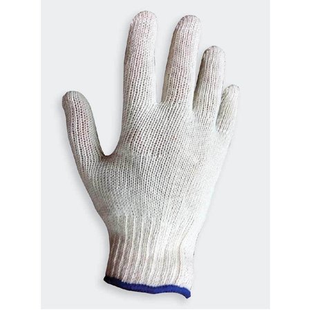 UMBO Comfort Plus, String Knit Glove, Natural, Large, 600 gloves/CS, 600PK H508-L